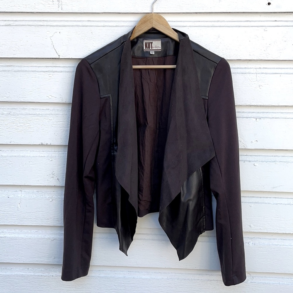 Women’s M faux leather jacket